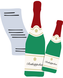 Schritt 1: Rotkäppchen Sekt oder Rotkäppchen Alkoholfrei&nbsp;0,0% kaufen und Kassenzettel aufbewahren.